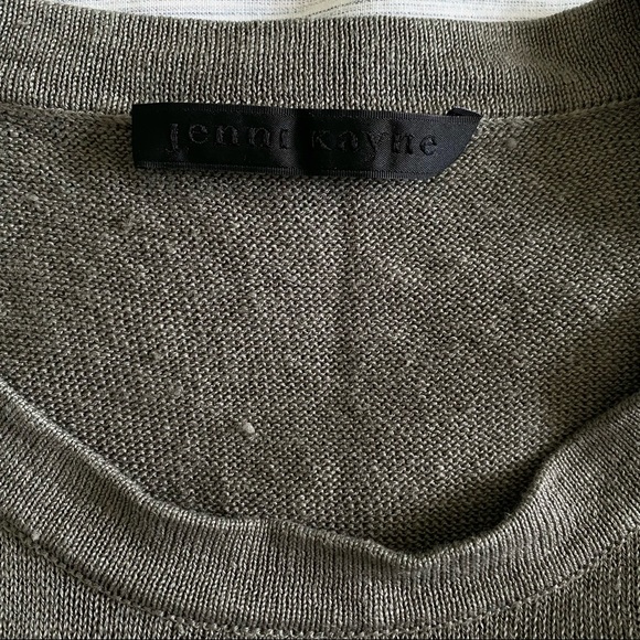 Jenni Kayne Everyday Tshirt Dress, Taupe green - Picture 7 of 9